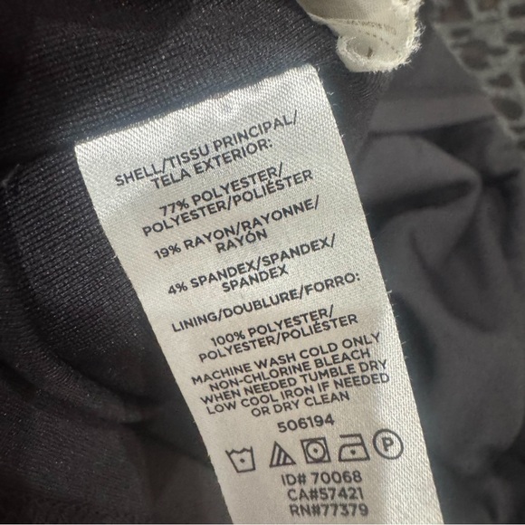 Ann taylor gray leopard print tie waist long sleeve wrap dress ❤️ - Picture 7 of 8